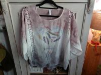 *Bluse* transparent L XL 40 42 44 Batik Weiss Bunt Glitzer Spitze Bayern - Pommelsbrunn Vorschau