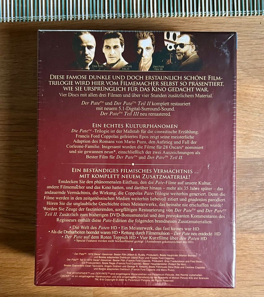 Der Pate - The Coppola Restoration Blu-ray OVP in Struvenhütten