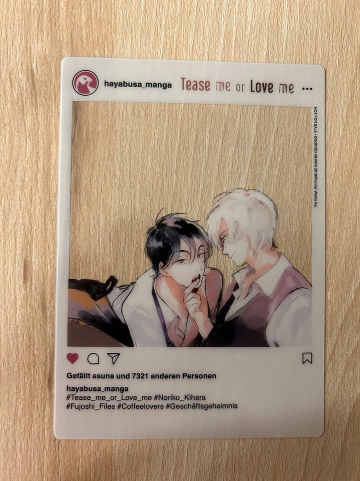 Manga - Hayabusa - Boys Love - SNS Cards in Rheinstetten