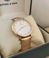 Kapten & Son Armbanduhr 'Campina' Leder Rosegold Metallic Baden-Württemberg - Friedrichshafen Vorschau