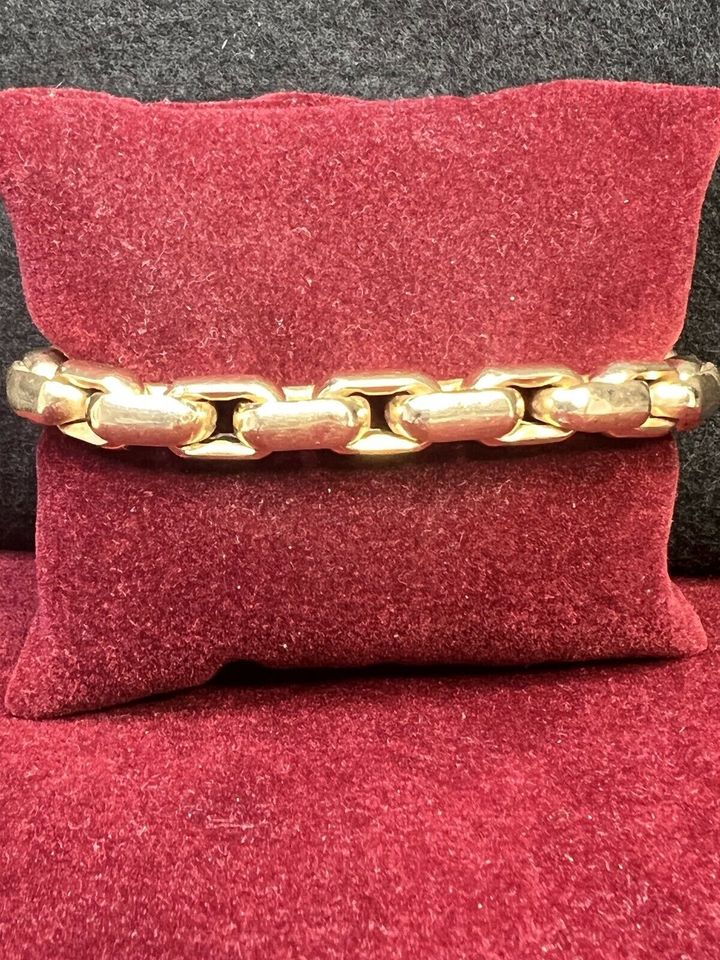 GOLD ARMBAND 14k 585 20,3cm L 0,80g B 19,44g GG AU in Berlin