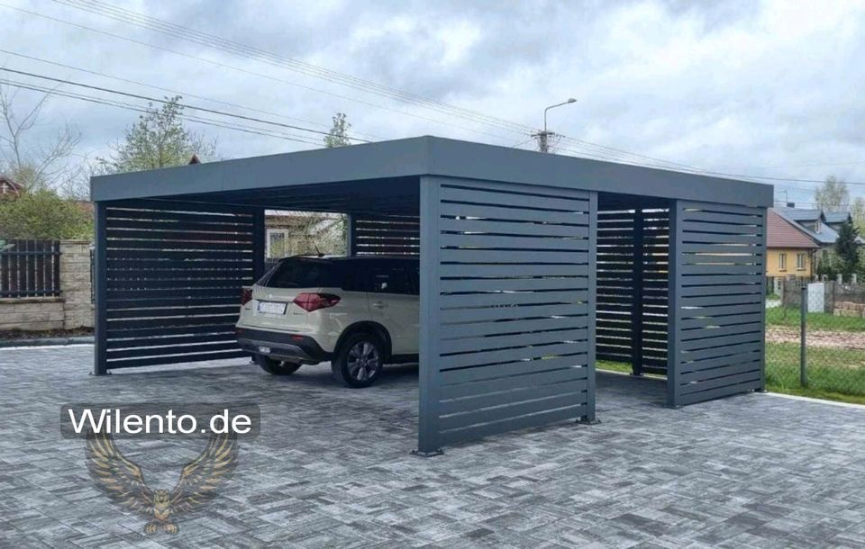 Carport Überdachung Pavillon Terrassendach Terrasse Garage in Löcknitz