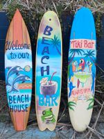 Deko Surfboard 100cm Beach House Tiki Bar Holzschild Nordrhein-Westfalen - Kalkar Vorschau