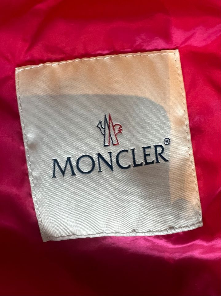 Original Moncler Jacke, leichte Daune, pink, Gr. 1 (34/36) in Hamburg