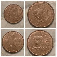 1 Cent Münze Fehlprägung Frankreich 1999,2004 Baden-Württemberg - Ludwigsburg Vorschau