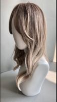 Perücke mittellang aschiges Blond balayage curtain bangs Düsseldorf - Düsseltal Vorschau