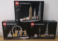 Lego Architecture 21028 New York, 21034 London, 21044 Paris, Neu Hessen - Büttelborn Vorschau