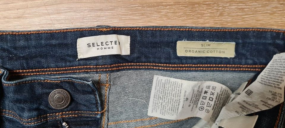 3X Selected Homme Slim Leon Herren Jeans Hose Größe. W30/L34 in Aßlar