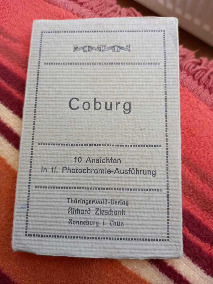 10 Post Karten stammen aus 1930 Coburg in Schmalkalden