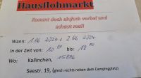Hausflohmarkt Brandenburg - Zossen-Kallinchen Vorschau