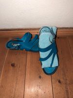 türkise art Sandalen aus Leder Leipzig - Eutritzsch Vorschau