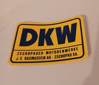 DKW Aufkleber Zschopauer Motorenwerke, Länge ca. 9,3 cm Hessen - Dautphetal Vorschau