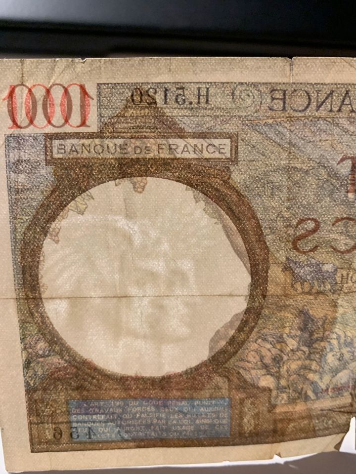 100 Cent Francs Banknote Geldschein 1939 in Karben