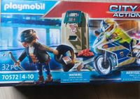 Playmobil 70572 Polizei Motorrad Geldräuber Nordrhein-Westfalen - Dülmen Vorschau