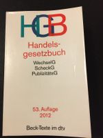 Handelsgesetzbuch 53. Auflage 2012 Hessen - Seeheim-Jugenheim Vorschau