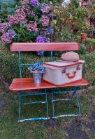 Alt DIY Garten Bank Holz Metall Upcycling vintage Deko shabby Kreis Pinneberg - Elmshorn Vorschau