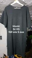 Schwarzes Kleid Sommerkleid kurzarm von Monki in Gr XS Nordrhein-Westfalen - Bottrop Vorschau