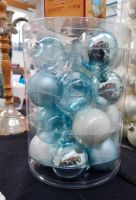 Christbaumkugeln Weihnachtskugeln Glas blau weiss silber Bayern - Schweitenkirchen Vorschau