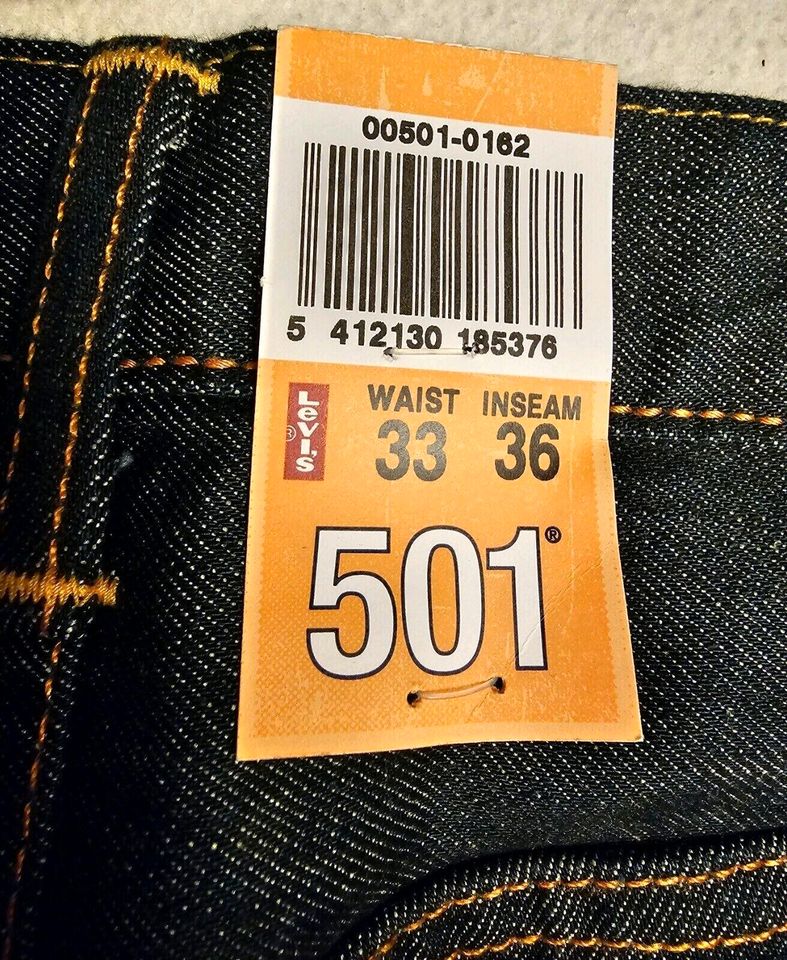 Levi's Levi Strauss Jeans 501 (5376) blau W33 L36 Neu in Regensburg