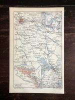 Um 1910: alte Landkarte Tianjin (China) und Fluss Pei-Ho Bayern - Feldafing Vorschau