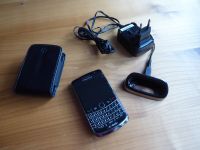 Blackberry Bold 9000 inkl. Ladegerät, Ladeschale + Lederhülle Baden-Württemberg - Waiblingen Vorschau