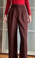 braun burgundy wideleg Stoffhose H&M xs/34 Niedersachsen - Northeim Vorschau