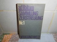 Buch" Ad libitum Sammlung Zerstreuung - Nr. 1" Hansestadt Demmin - Stavenhagen Vorschau