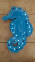 blaue Seepferdchen Lampe Licht | Handmade Kr. München - Grasbrunn Vorschau