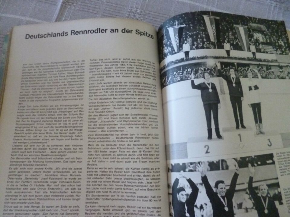 2 Bildbände Bildband Olympia 1964 Olympische Spiele Sommer+Winter in Leipzig
