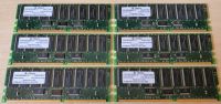 Infineon 512MB DDR 133MHz CL2 ECC REG RAM (6 St) PC2100R-20330-B1 Nordrhein-Westfalen - Moers Vorschau