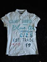 Camp David Poloshirt Weiß Türkis Hellblau Grüße Large Hessen - Schaafheim Vorschau