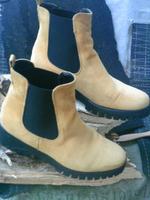 Tamaris Halbstiefel gelb velour Gr.40 Stiefelette Baden-Württemberg - Vogtsburg Vorschau