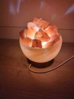 Salzkristall Lampe Feuerschale mit Salzkristallen Tischlampe Salz Sachsen - Chemnitz Vorschau