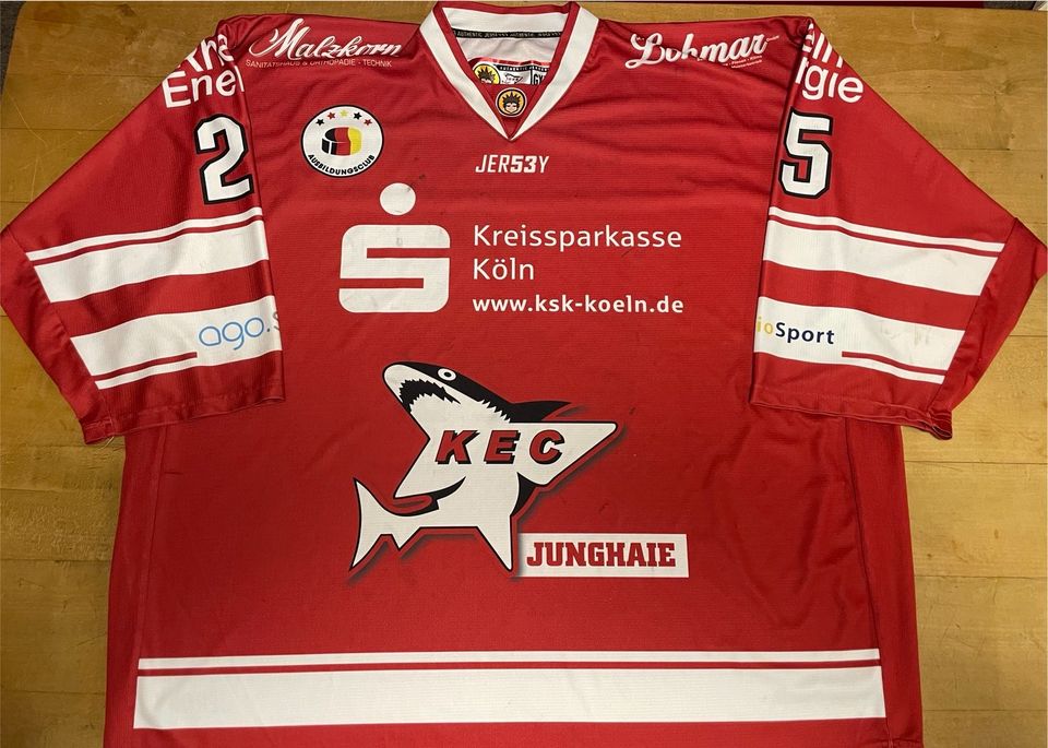 KEC Kölner Haie Junghaie Goalie Eishockey Trikot Stuhrmann GW in Köln