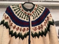 Island Jacke Norweger reine Wolle handgestrickt Oberseite Gr L Niedersachsen - Stoetze Vorschau