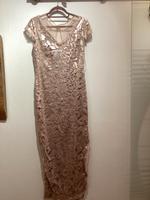 Langes Kleid Pailletten, Gr. 38 Niedersachsen - Garbsen Vorschau