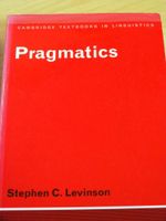 PRAGMATICS Levinson Standardwerk Studium Linguistik Pragmatik Niedersachsen - Göttingen Vorschau