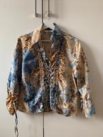 Vintage y2k Bluse leopard leo print Brandenburg - Teltow Vorschau