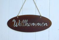 Türschild Willkommen Metall 38 cm NEU Kreis Pinneberg - Barmstedt Vorschau