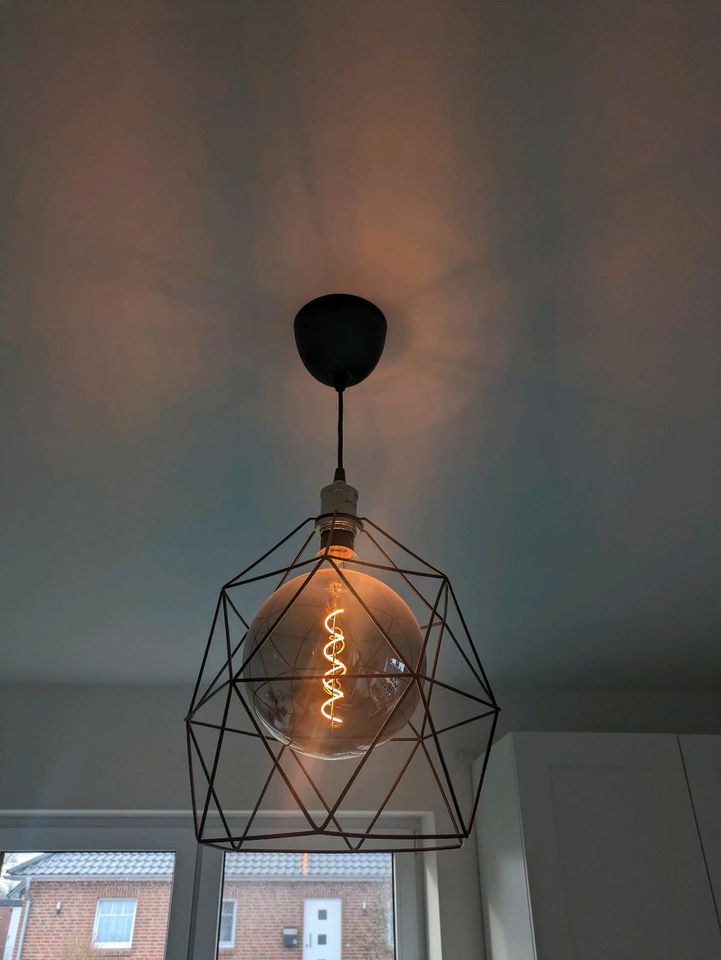 Ikea Brunsta / Hemma Hängelampe mit Osram Vintage 1906 LED Retro in Hohenhameln