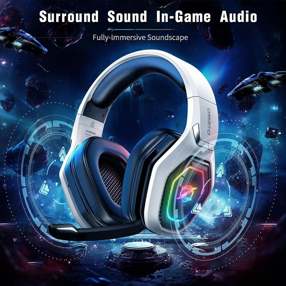 Gaming Headset, Type-C & USB Schnittstelle 2.4GHz Wireless in Aschaffenburg