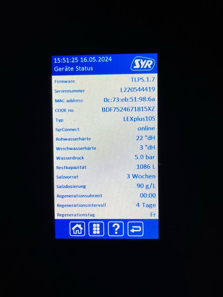 Wasserenthärtungsanlage SYR LEX Plus 10 Connect in Wettstetten