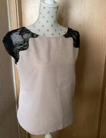 Bluse H&M Shirt rosa schwarz m. Spitze Gr. 36,38, S, M Noa Bad Doberan - Landkreis - Bad Doberan Vorschau