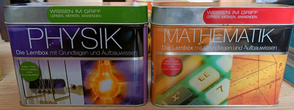 Karteikarten Mathe, Deutsch, Biologie, Chemie, Physik (Abitur) in Rauenberg