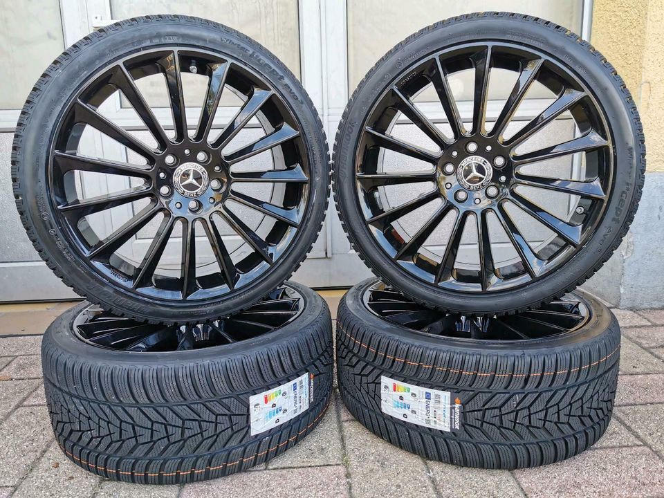 4 neu Winterreifen Hankook Alufelgen AMG 225/40 19" C-Klasse W205 in Philippsburg