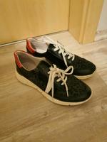 Cypres Leder Sneaker Turnschuh Leder Leo schwarz Gr. 40 Neuw . Sachsen-Anhalt - Timmenrode Vorschau