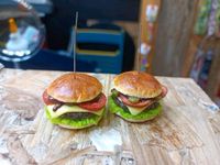 Hamburger Burger Ohrringe Fast Food Amerika Miniatur Handarbeit Bayern - Forchheim Vorschau