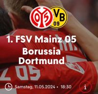 Mainz - Dortmund 2X nähe Gästeblock Süd - Niederrad Vorschau