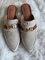 MOS MOSH Slipper Doha Linen Flat nature Gr.39.  NEU Bonn - Beuel Vorschau