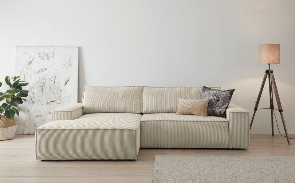 Ecksofa Couchgarnitur mit Bettfunktion Beige UVP 1999 € - 5515 in Bad Driburg